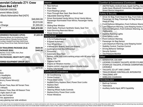 Used 2024 Chevrolet Colorado Z71 w/ Z71 Convenience Package 2 image 2