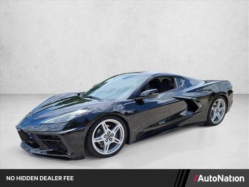 Used 2022 Chevrolet Corvette Stingray Coupe w/ Engine Appearance Package RWD image 1