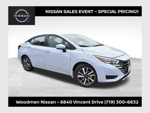 New 2025 Nissan Versa SV w/ Trunk Package FWD image 1