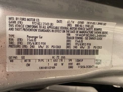 Used 2014 Ford Focus S FWD image 40