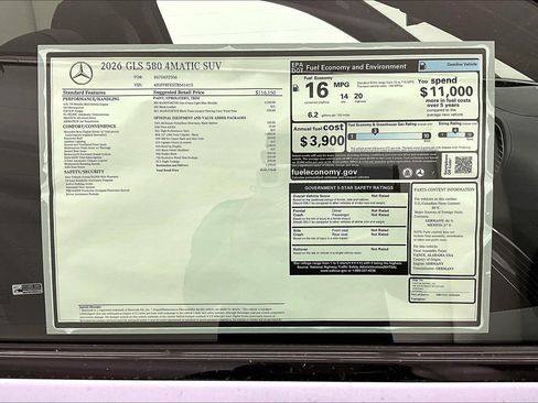 New 2026 Mercedes-Benz GLS 580 4MATIC image 17