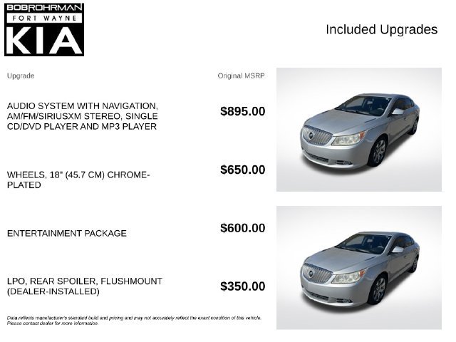 Used 2012 Buick LaCrosse Premium w/ Entertainment Package FWD image 4