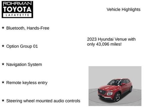 Used 2023 Hyundai Venue Limited FWD image 7