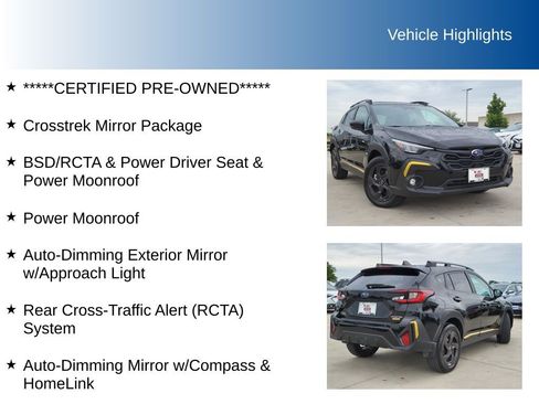 Certified 2025 Subaru Crosstrek 2.5i Sport w/ Crosstrek Mirror Package AWD/4WD image 5