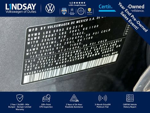 Certified 2022 Volkswagen Tiguan SE image 27