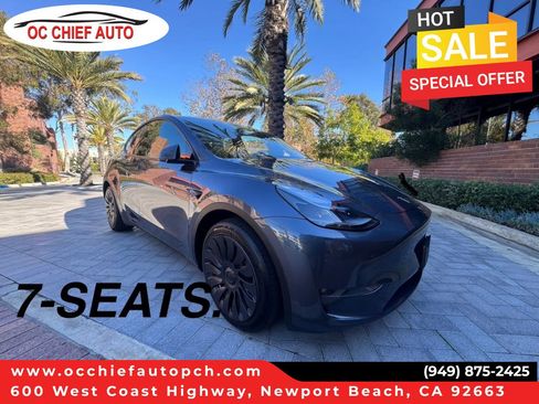 Used 2025 Tesla Model Y Long Range AWD/4WD image 1