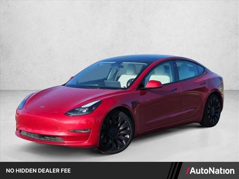 Used 2023 Tesla Model 3 Performance AWD/4WD image 1