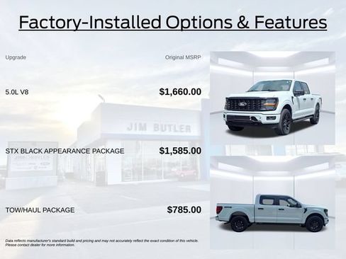 Used 2024 Ford F150 STX w/ STX Black Appearance Package AWD/4WD image 3