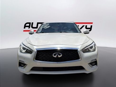 Used 2021 INFINITI Q50 Luxe w/ Seat & Sound Package AWD/4WD image 4