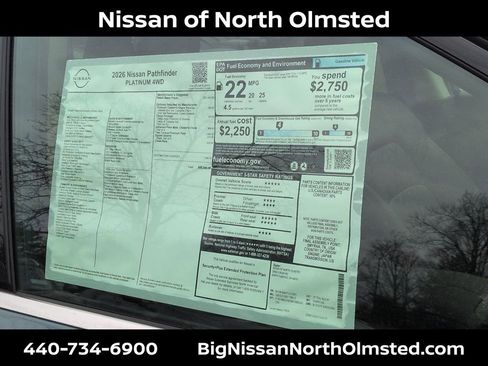 New 2026 Nissan Pathfinder Platinum image 20