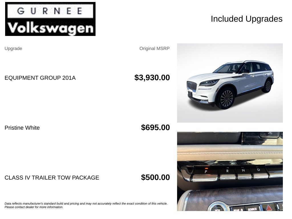 Used 2021 Lincoln Aviator Reserve w/ Equipment Group 201A AWD/4WD image 4