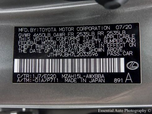 Used 2020 Lexus UX 250h w/ Premium Package AWD/4WD image 34