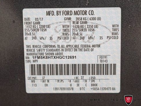 Used 2017 Ford Explorer Platinum AWD/4WD image 50