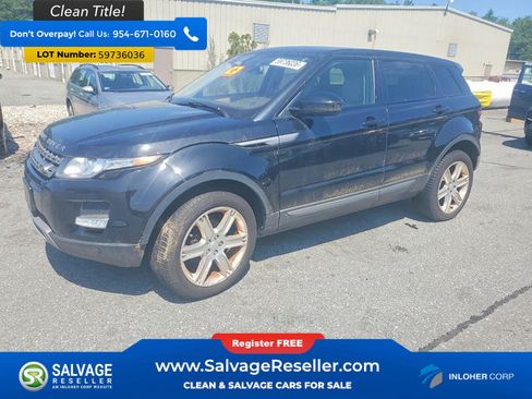 Used 2015 Land Rover Range Rover Evoque Pure Plus AWD/4WD image 1