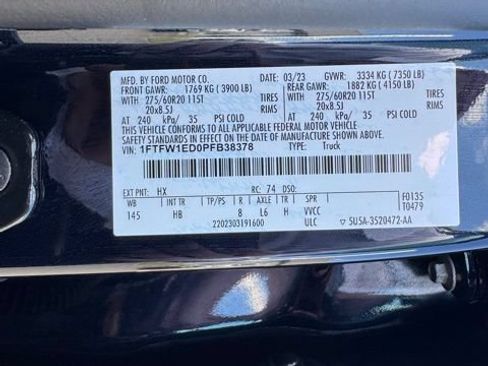 Certified 2023 Ford F150 Lariat w/ Equipment Group 502A High AWD/4WD image 71