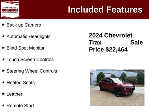 Used 2024 Chevrolet Trax ACTIV w/ Sunroof Package FWD image 6