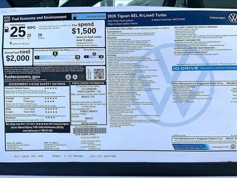 New 2026 Volkswagen Tiguan SEL R-Line image 18