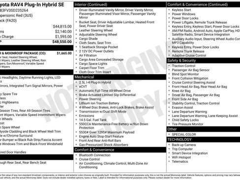 Used 2025 Toyota RAV4 SE w/ Weather & Moonroof Package image 23