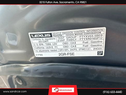 Used 2015 Lexus GS 350 GS 350 Crafted Line Sedan 4D image 28