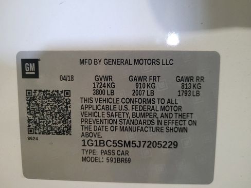 Used 2018 Chevrolet Cruze LS w/ LS Fleet Convenience Package image 33