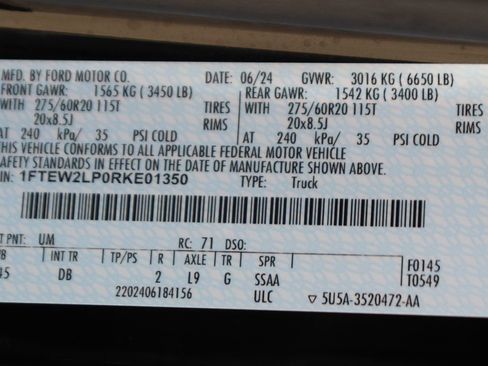 Used 2024 Ford F150 STX w/ STX Black Appearance Package AWD/4WD image 46