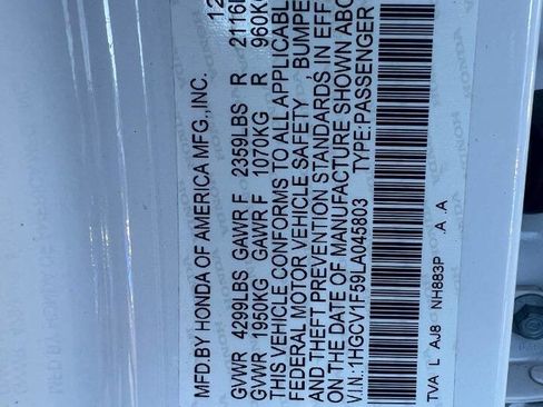 Used 2020 Honda Accord EX-L image 19