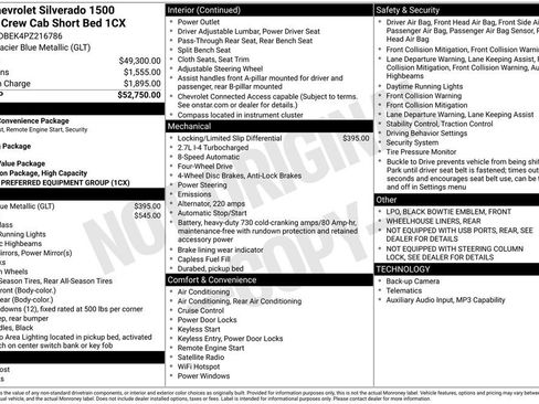 Used 2023 Chevrolet Silverado 1500 Custom AWD/4WD image 4