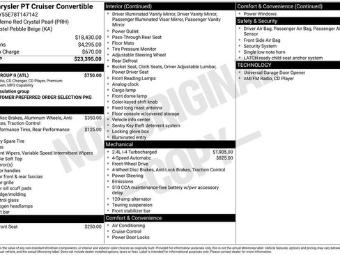 Used 2008 Chrysler PT Cruiser Touring w/ Sound Group II image 24