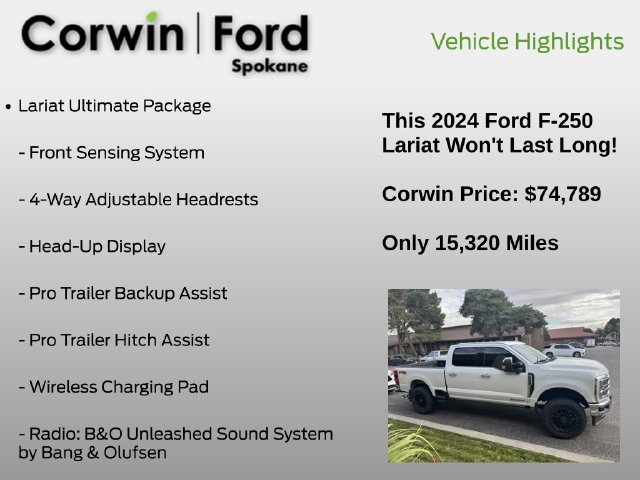 Used 2024 Ford F250 Lariat w/ Lariat Ultimate Package AWD/4WD image 3