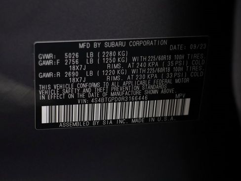 Used 2024 Subaru Outback Touring XT image 23