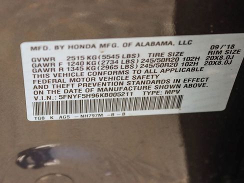 Used 2019 Honda Pilot Touring image 11