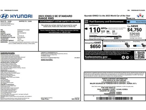 Used 2023 Hyundai Ioniq 5 SE image 2