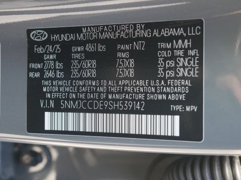 Certified 2025 Hyundai Tucson SEL image 33