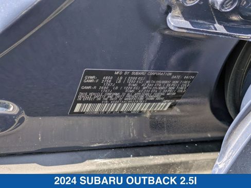 Certified 2024 Subaru Outback 2.5i image 37