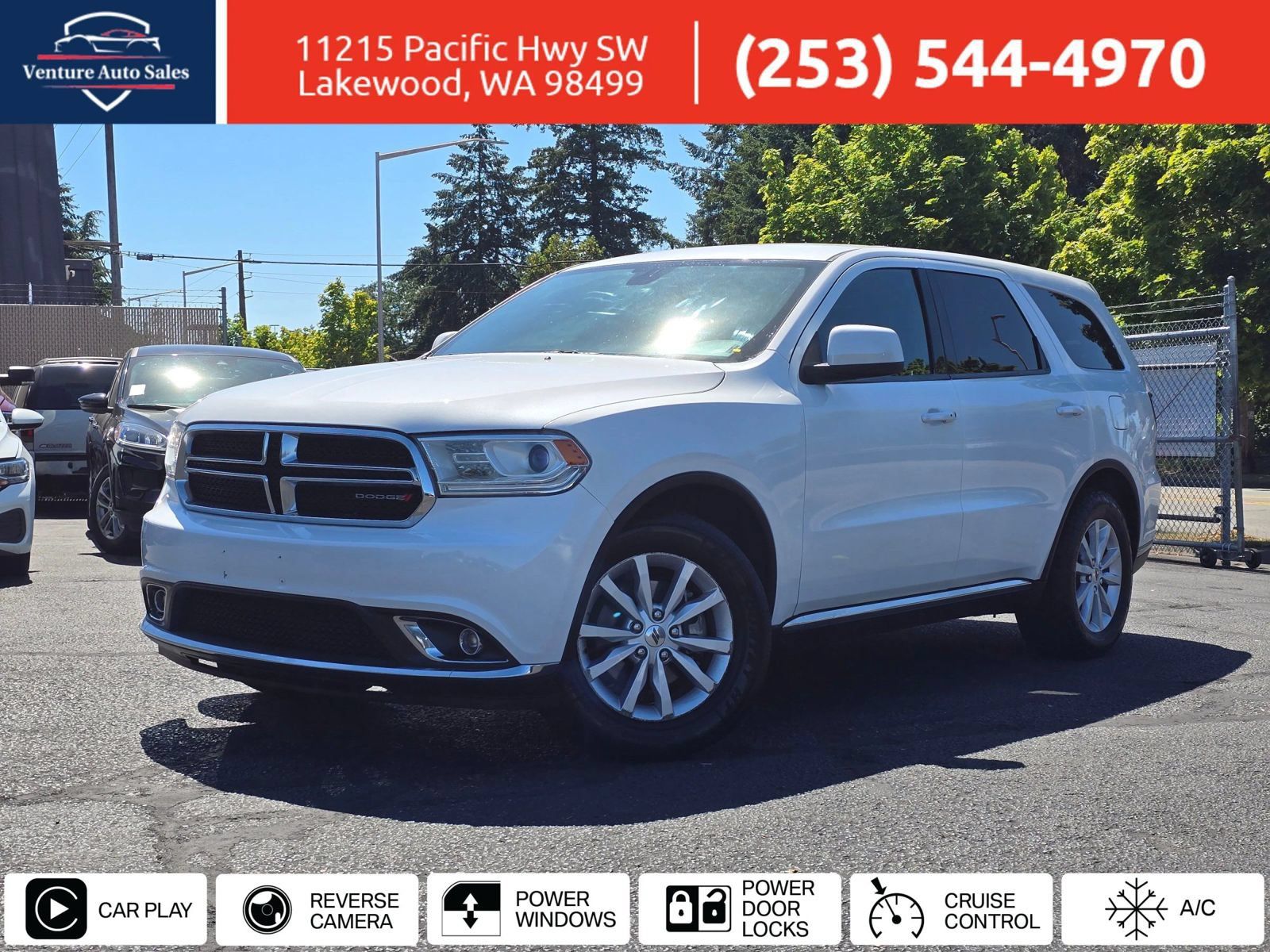 Used 2019 Dodge Durango SXT w/ Trailer Tow Group IV RWD image 1