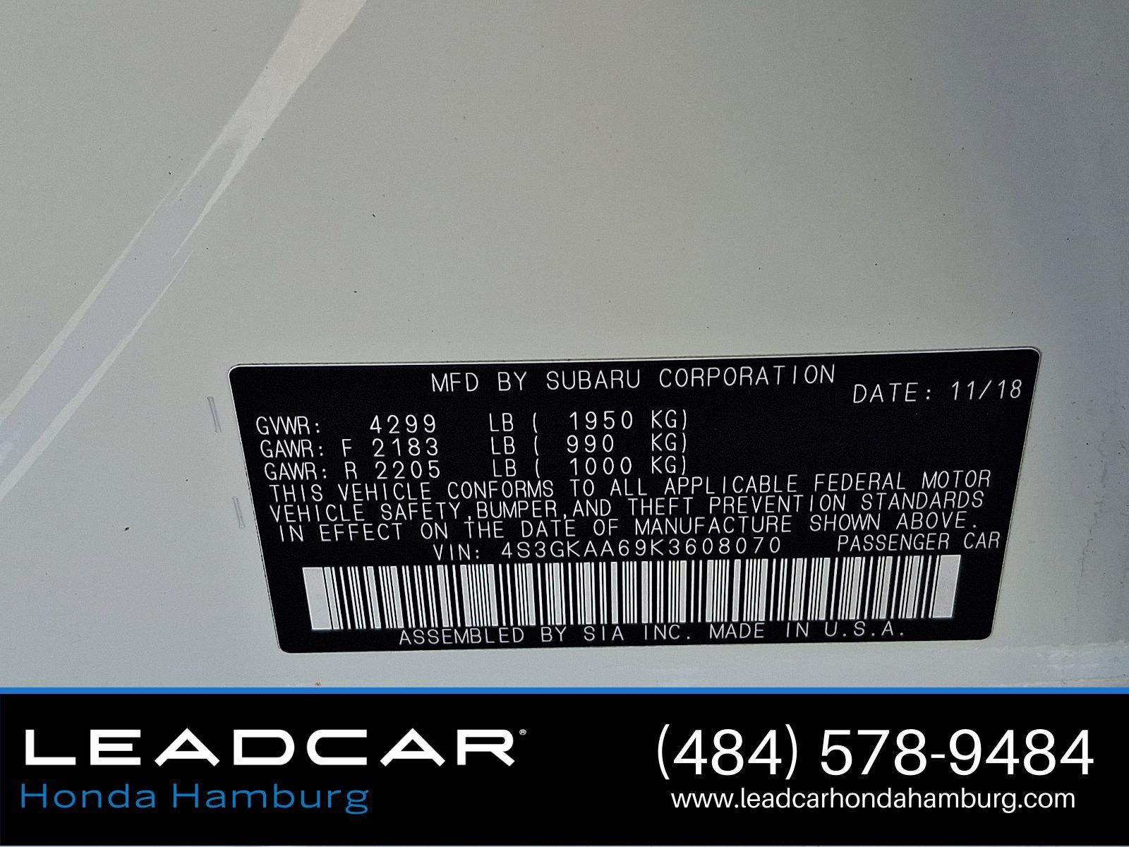 Used 2019 Subaru Impreza 2.0i AWD/4WD image 26