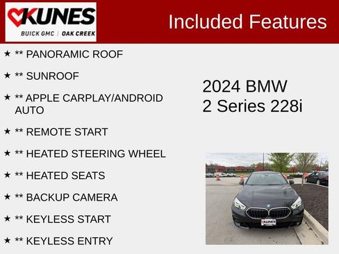 Used 2024 BMW 228i Gran Coupe FWD image 2