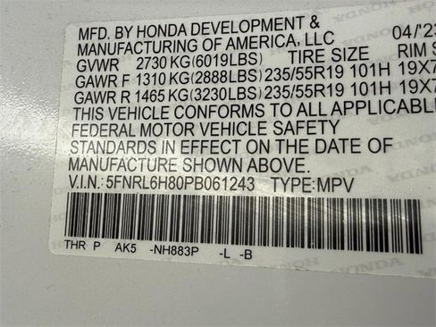 Used 2023 Honda Odyssey Touring image 23