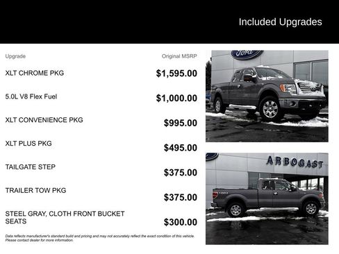 Used 2012 Ford F150 XLT w/ XLT Chrome Pkg image 3