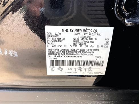 Used 2022 Ford Explorer ST-Line RWD image 37