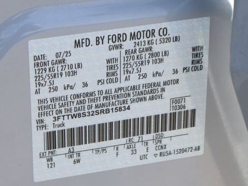 Used 2025 Ford Maverick Lariat w/ Black Appearance Package AWD/4WD image 51