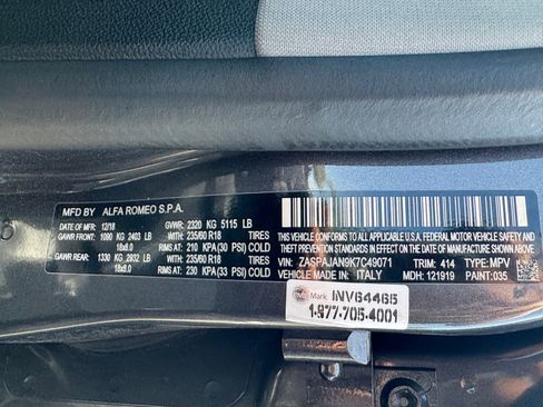Used 2019 Alfa Romeo Stelvio RWD image 20