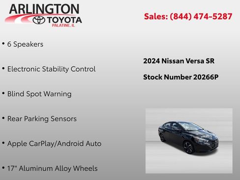 Used 2024 Nissan Versa SR FWD image 2