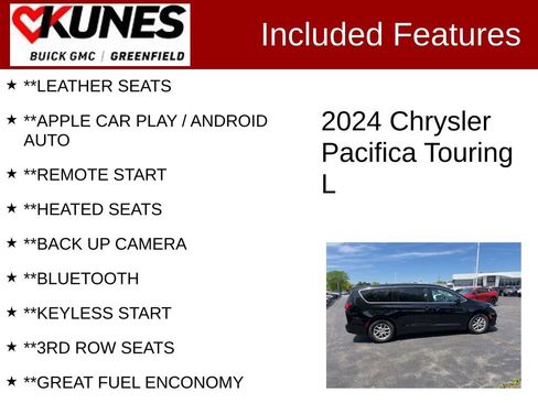 Used 2024 Chrysler Pacifica Touring-L FWD image 2