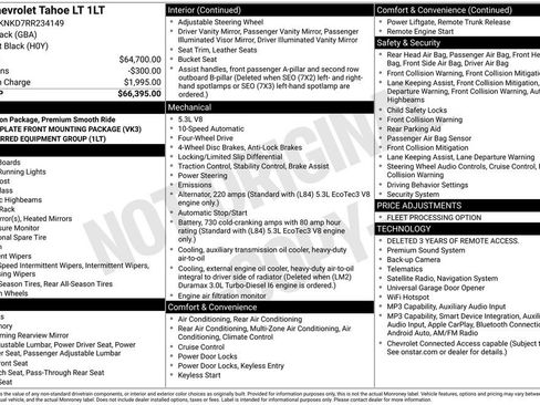 Used 2024 Chevrolet Tahoe LT AWD/4WD image 33
