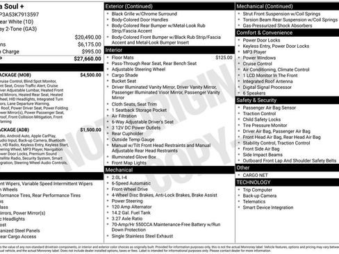 Used 2019 Kia Soul + w/ Primo Package image 2