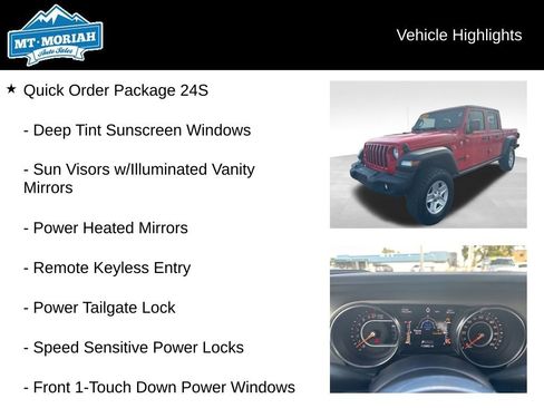 Used 2020 Jeep Gladiator Sport w/ Quick Order Package 24S image 4