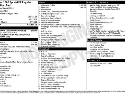 Used 2012 RAM 1500 Sport w/ Remote Start & Security Group RWD image 11