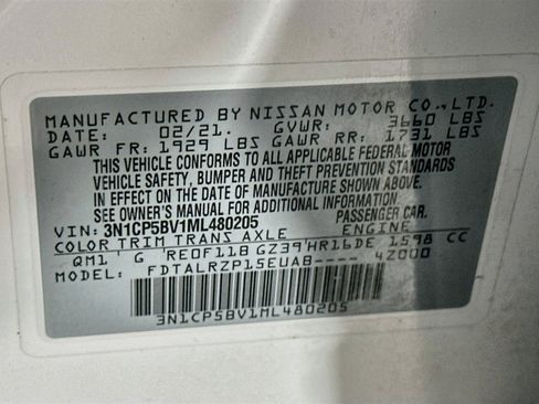 Used 2021 Nissan Kicks S FWD image 12