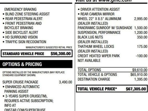 Used 2024 GMC Acadia Denali w/ Super Cruise Package AWD/4WD image 2